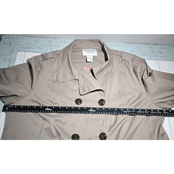 American Rag Jacket Double Breasted Classic Minimalist PLUS 3X Cottage Beige NWT - Picture 7 of 11